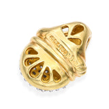 David Yurman 18k Yellow Gold Diamond Acorn Pendant