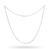 Vintage Platinum S Hook Clasp Cable Link Chain