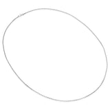 Vintage Platinum S Hook Clasp Cable Link Chain