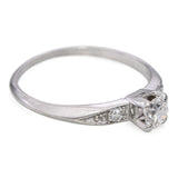 Antique Platinum 0.30tcw Diamond Engagement Ring