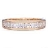 14k Yellow Gold 0.78tcw Pixel Cut Diamond Band Ring