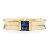 Tiffany & Co. 18k Yellow Gold Sapphire Band Ring