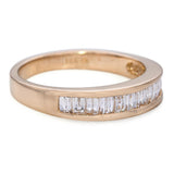 14k Yellow Gold 0.78tcw Pixel Cut Diamond Band Ring