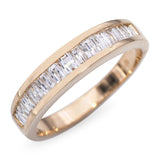 14k Yellow Gold 0.78tcw Pixel Cut Diamond Band Ring
