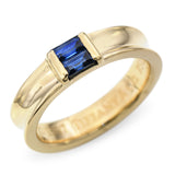 Tiffany & Co. 18k Yellow Gold Sapphire Band Ring