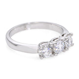 Vintage Platinum 0.90tcw Diamond Band Ring