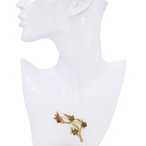 Vintage H. Stern 18k Yellow Gold Multi-Gemstone Blooming Tree Brooch