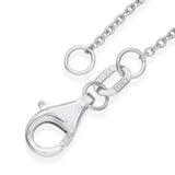 14k White Gold 0.25tcw H VS Diamond Drop Pendant Necklace