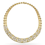 Vintage 18K Yellow Gold 13.55ctw Diamond Collar Necklace