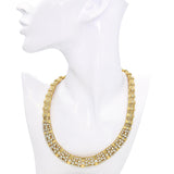 Vintage 18K Yellow Gold 13.55ctw Diamond Collar Necklace