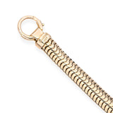 Mid-Century Forstner 10k Yellow Gold Snake Chain Necklace