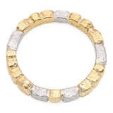 18k Yellow Gold and Palladium Two-Tone Band Ring