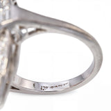 Vintage Platinum 4.75ct Australian Opal and Diamond Ring