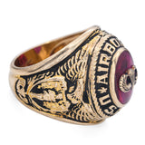 Vintage 10k Yellow Gold Crest Craft US Army Airborne Ring