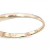 Antique 14k Yellow Gold and Platinum 0.84tcw I Si1 Diamond Three-Stone Ring