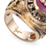 Vintage 10k Yellow Gold Crest Craft US Army Airborne Ring