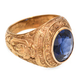 Class of 1917 University of California Berkeley 14k Yellow Gold Class Ring