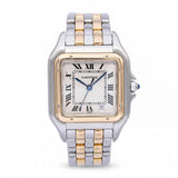 Cartier Yellow Gold & Steel Panthere Two-Row 27mm Womens Watch Ref. 110000R