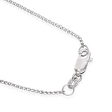 14k White Gold 8.52ct Topaz and Diamond Pendant Necklace