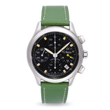 Minerva Official Chronometer Stainless Steel Chronograph Automatic Watch A241