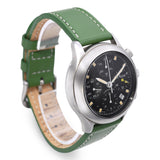 Minerva Official Chronometer Stainless Steel Chronograph Automatic Watch A241