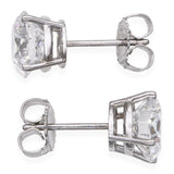 Platinum Lab Grown E Vs1 4.99tcw Diamond Stud Earrings