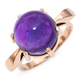 Vintage 17k Yellow Gold Amethyst Ring