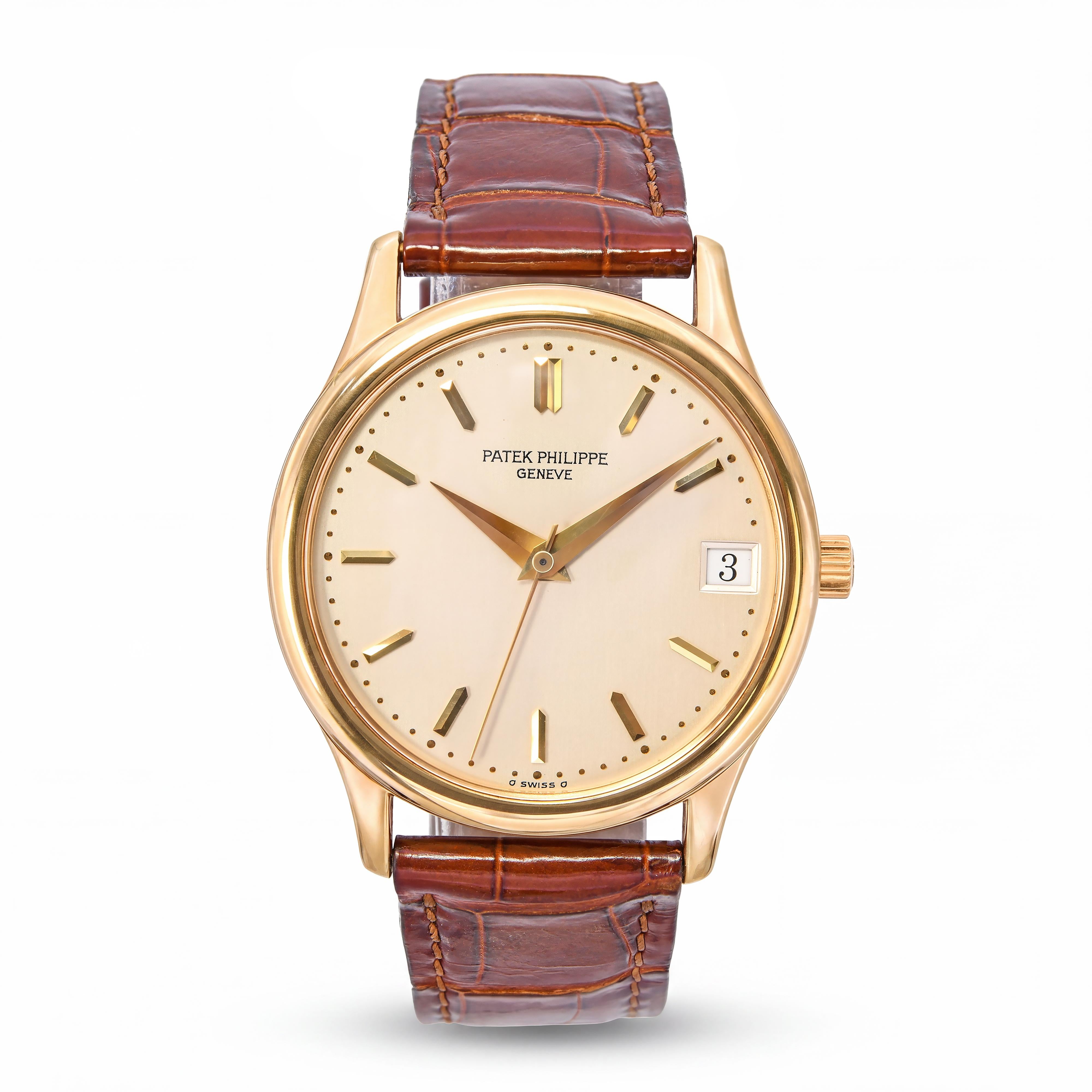 Patek Philippe Calatrava 18k Yellow Gold Automatic Watch Ref. 3998J