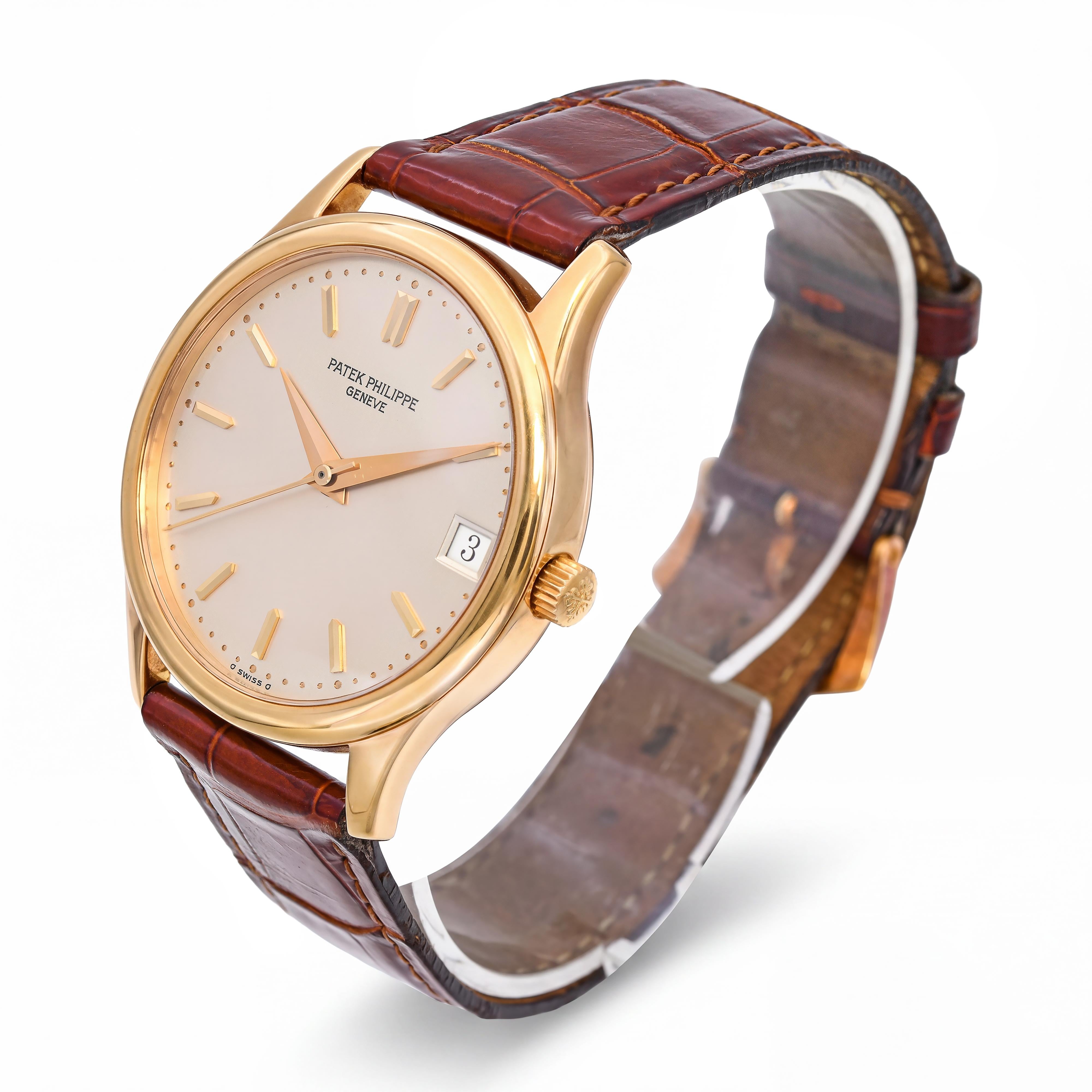 Patek Philippe Calatrava 18k Yellow Gold Automatic Watch Ref. 3998J