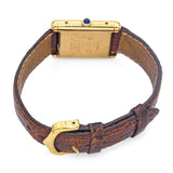 Cartier Must de Cartier Tank Trinity Vermeil Mechanical Men's Watch