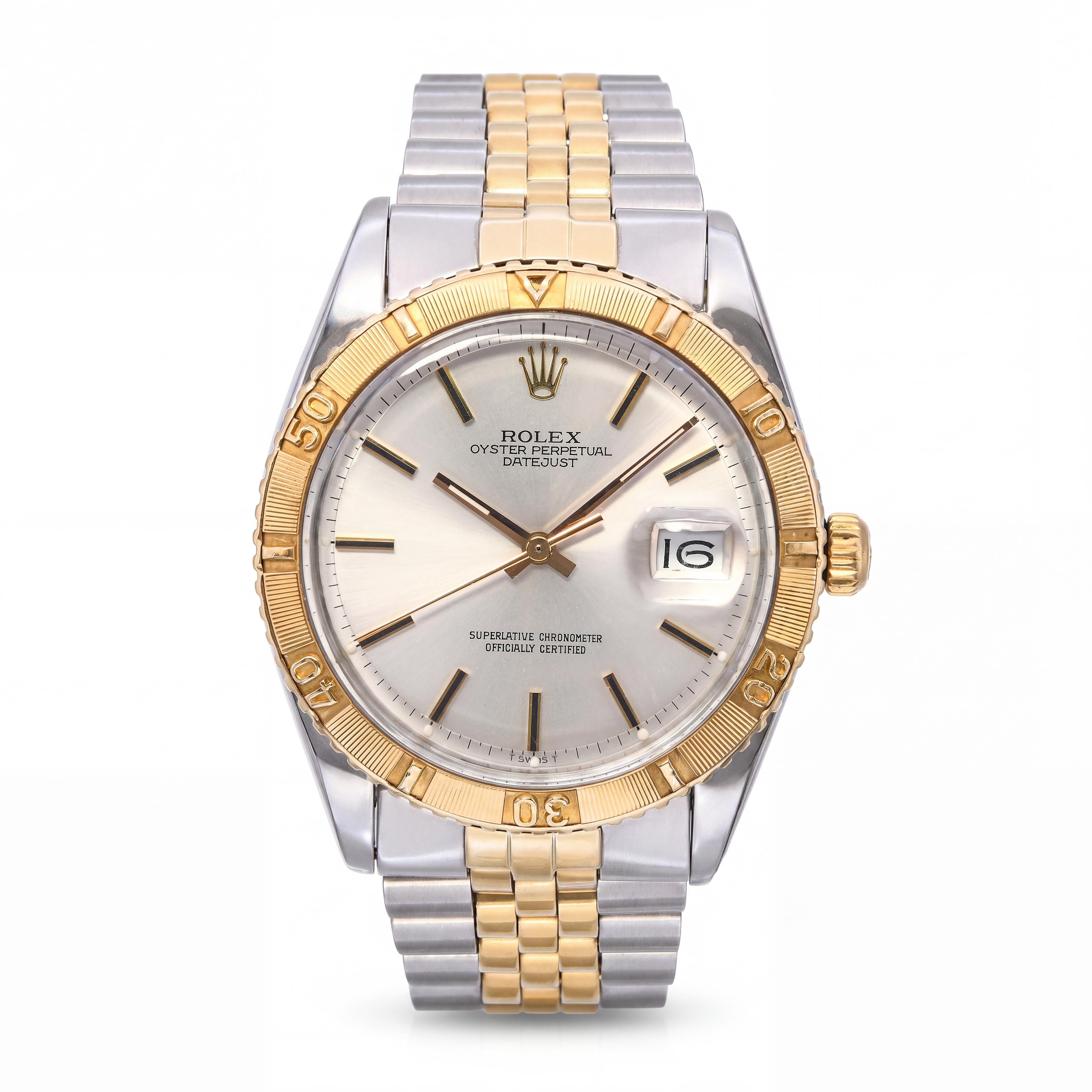 Vintage Rolex Thunderbird Datejust 36mm Turn-O-Graph Men's Watch Ref. 1625