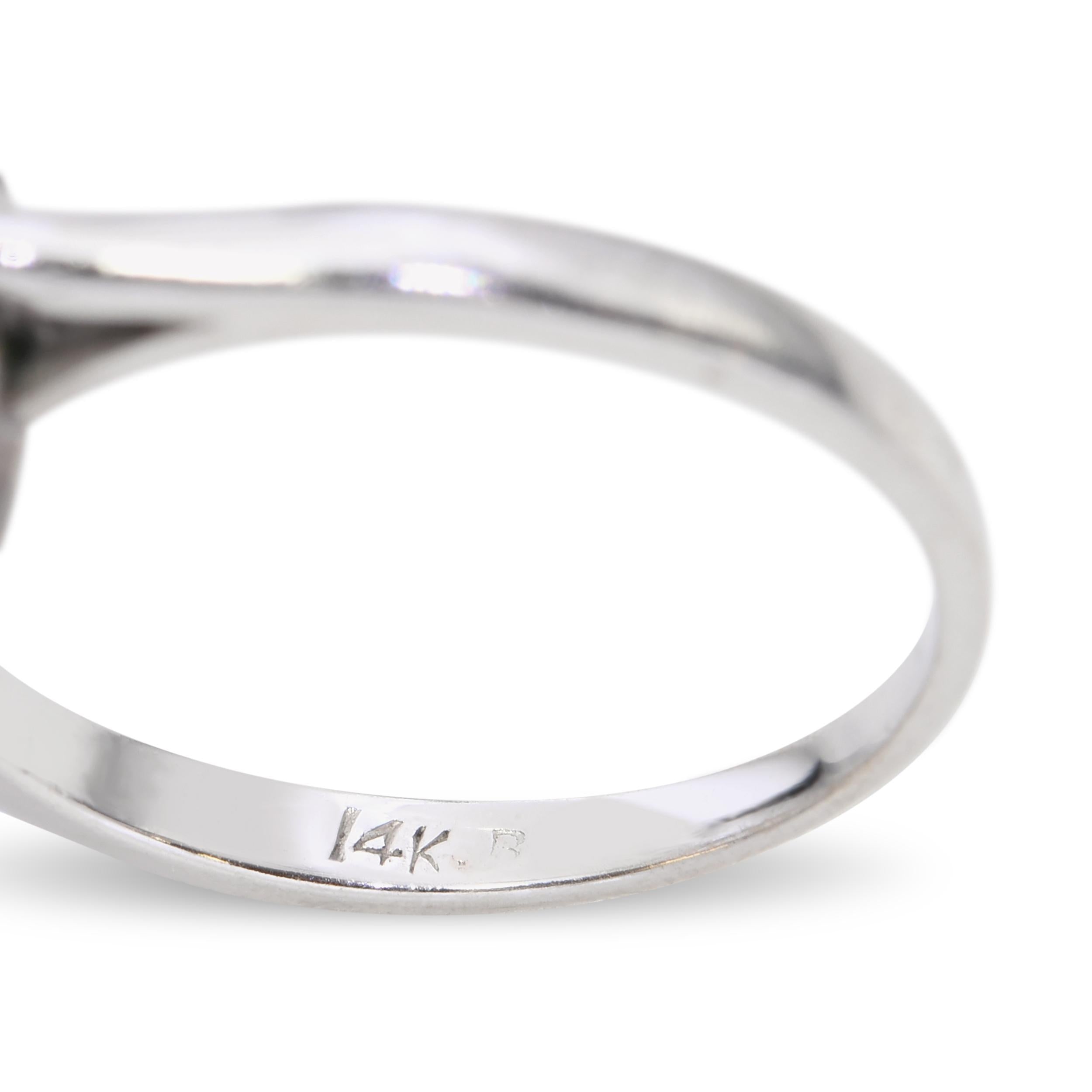 GIA 14k White Gold 1.70ct Type A Burmese Jade and Diamond Ring