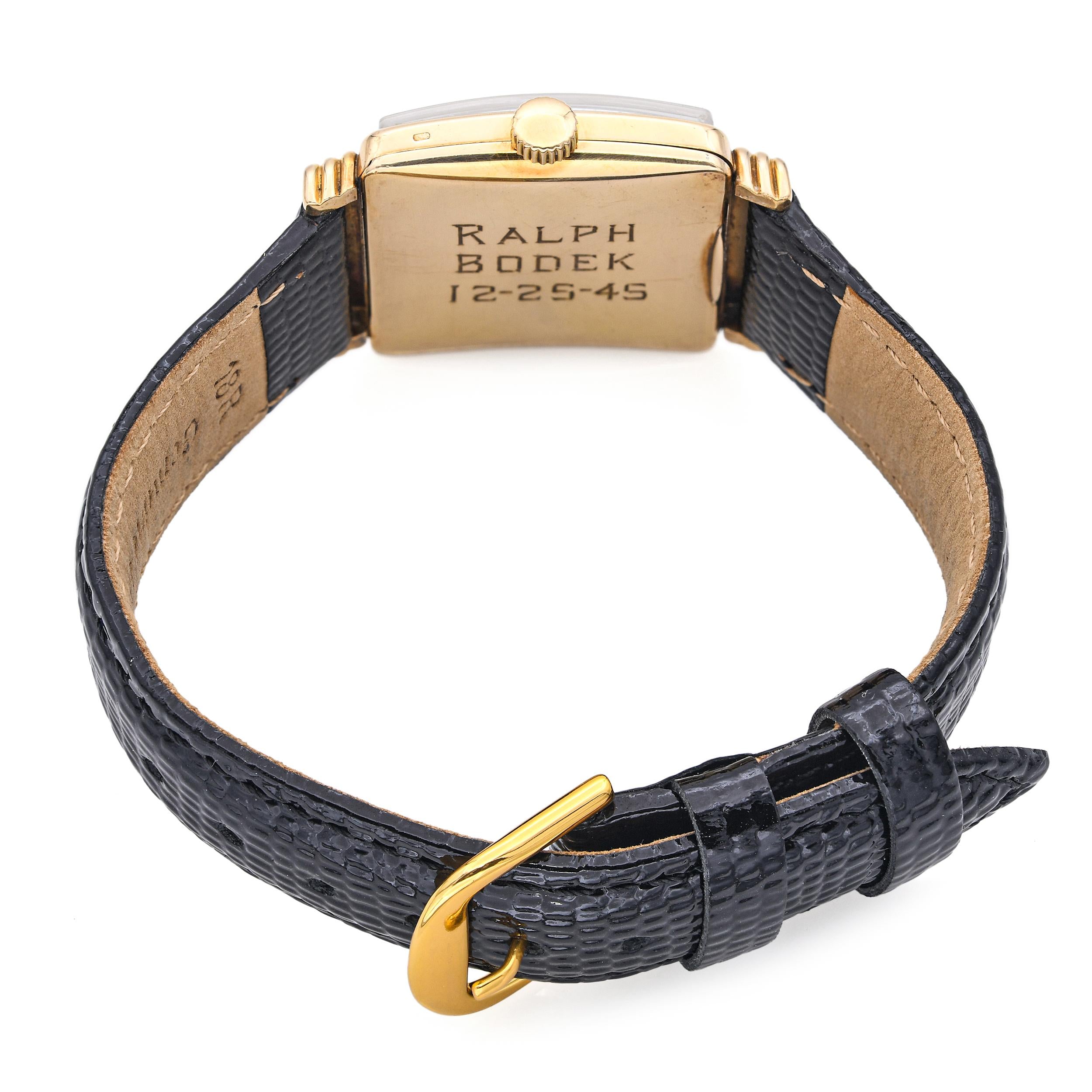 Vintage Patek Philippe 18k Yellow Gold Hand Wind Men's Watch