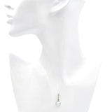Vintage GIA Certified 14k White Gold Diamond and Cultured Akoya Pearl Pendant