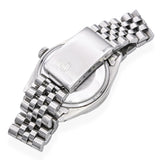 Vintage 1970 Rolex Oyster Perpetual Date Engine Turned White Dial Watch Ref 1501