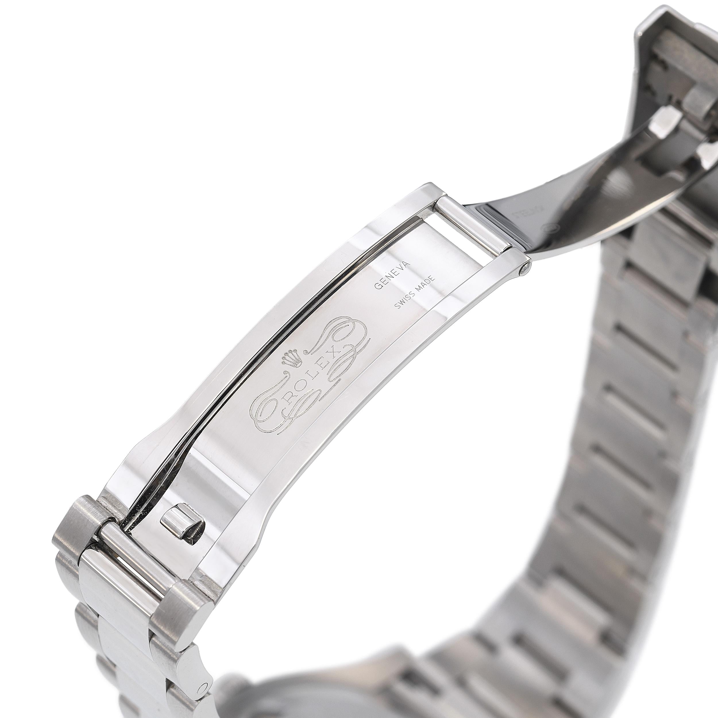 Rolex Datejust Silver Dial Stainless Steel 36mm Watch Ref 116234