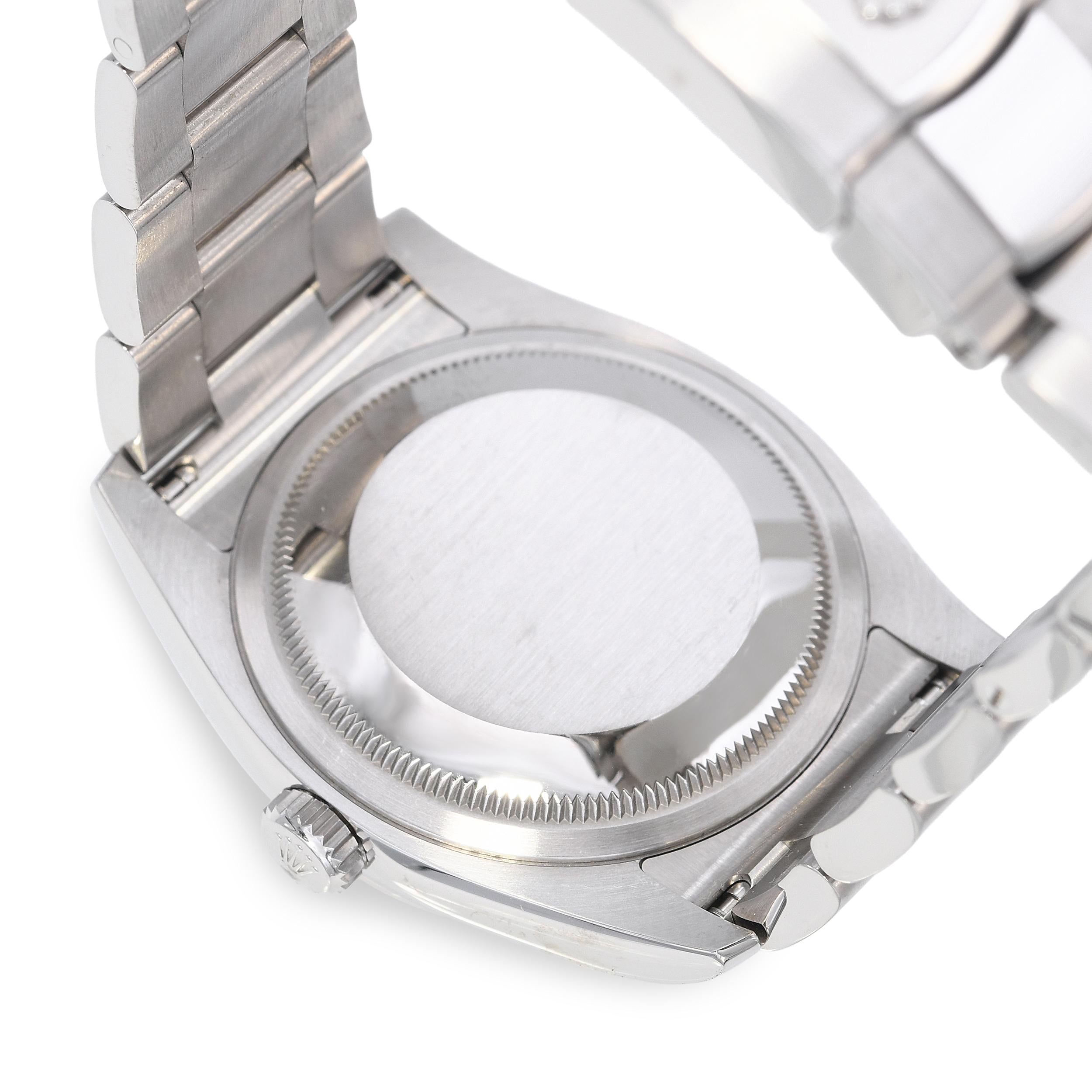 Rolex Datejust Silver Dial Stainless Steel 36mm Watch Ref 116234