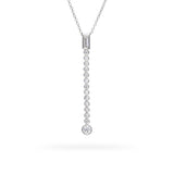 Tiffany & Co Jazz Platinum Diamond Drop Necklace