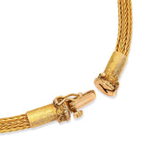 Vintage Ilias Lalaounis 18k Yellow Gold Lion Head Lariat Necklace