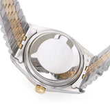 Rolex Datejust 16013 18K Gold Steel Tapestry Dial Men's Watch