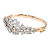 Victorian Yellow Gold 4.26ctw Old European and Mine Cut Diamond Bracelet