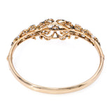 Victorian Yellow Gold 4.26ctw Old European and Mine Cut Diamond Bracelet