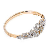 Victorian Yellow Gold 4.26ctw Old European and Mine Cut Diamond Bracelet