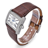 Cartier Tank Divan Stainless Steel Diamond Quartz Women's Watch