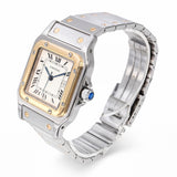 Vintage Cartier Santos Galbée Medium Two Tone Automatic Watch Ref. 81036283