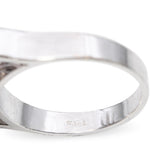 Vintage 17k White Gold 9.75tcw Opal and Diamond Cocktail Ring