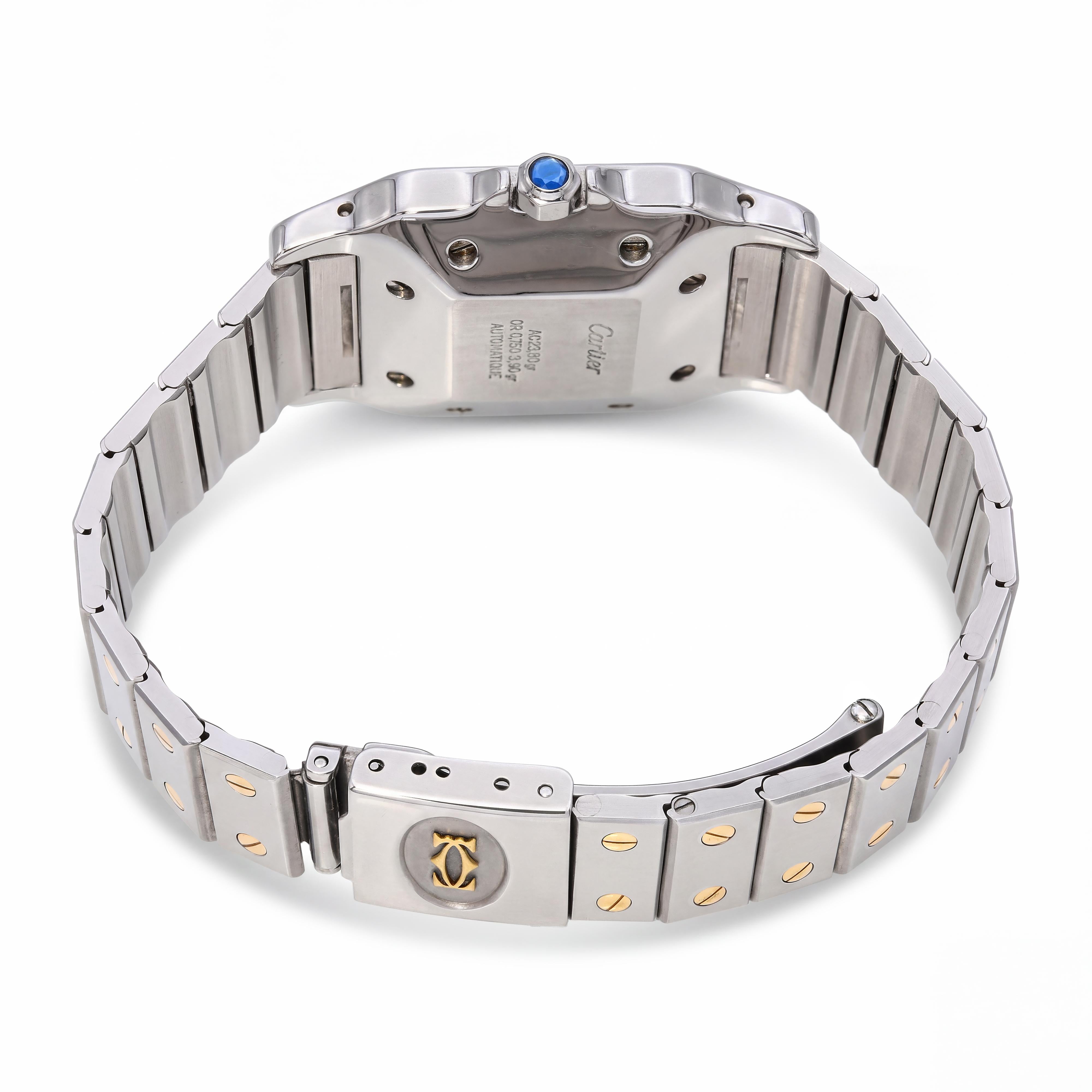 Vintage Cartier Santos Galbée Medium Two Tone Automatic Watch Ref. 81036283