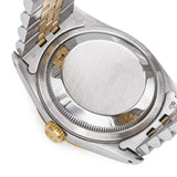 Rolex Datejust 16233 18k Gold Steel Automatic Men's Watch