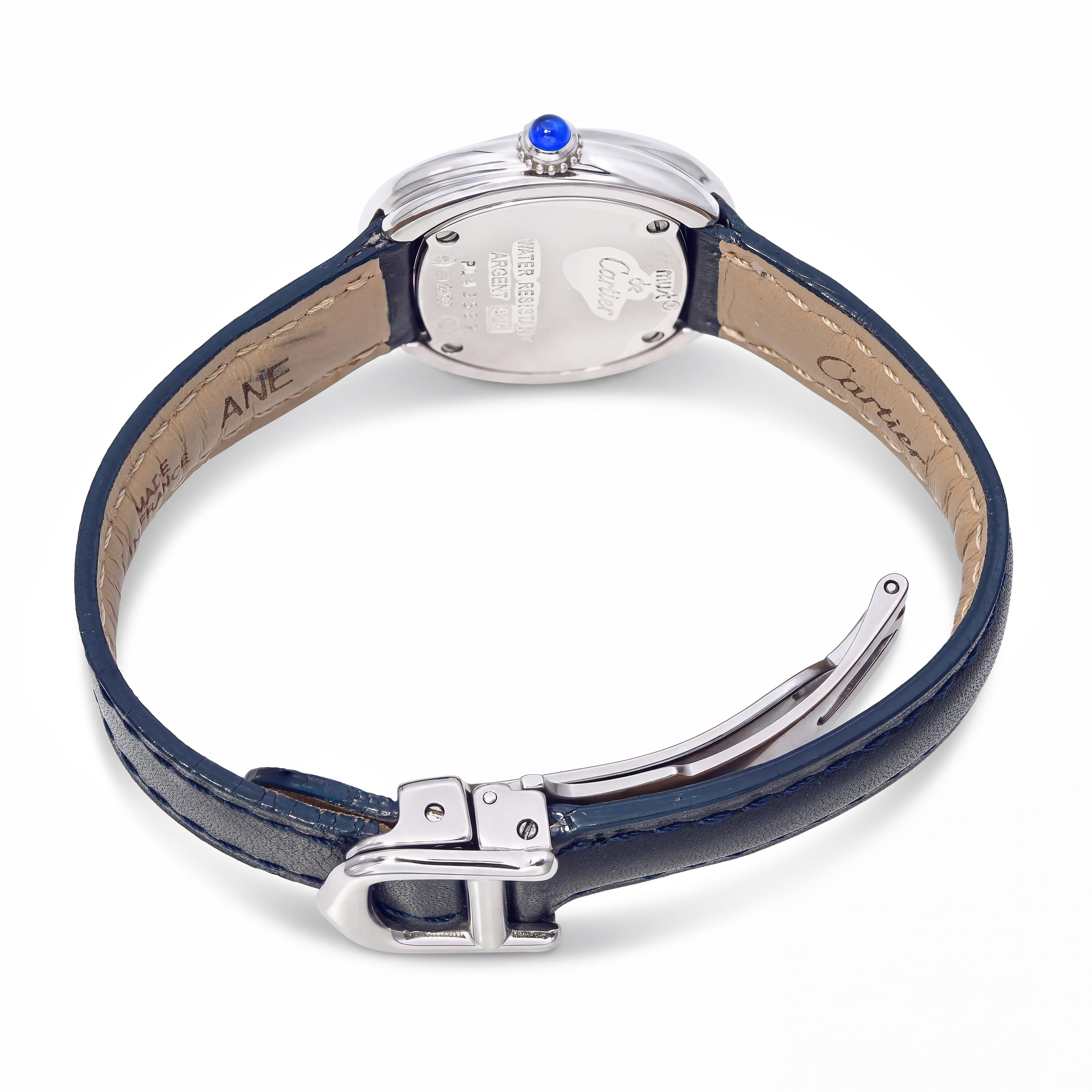 Cartier must de Trinity Sterling Silver Quartz Watch Ref. 2439