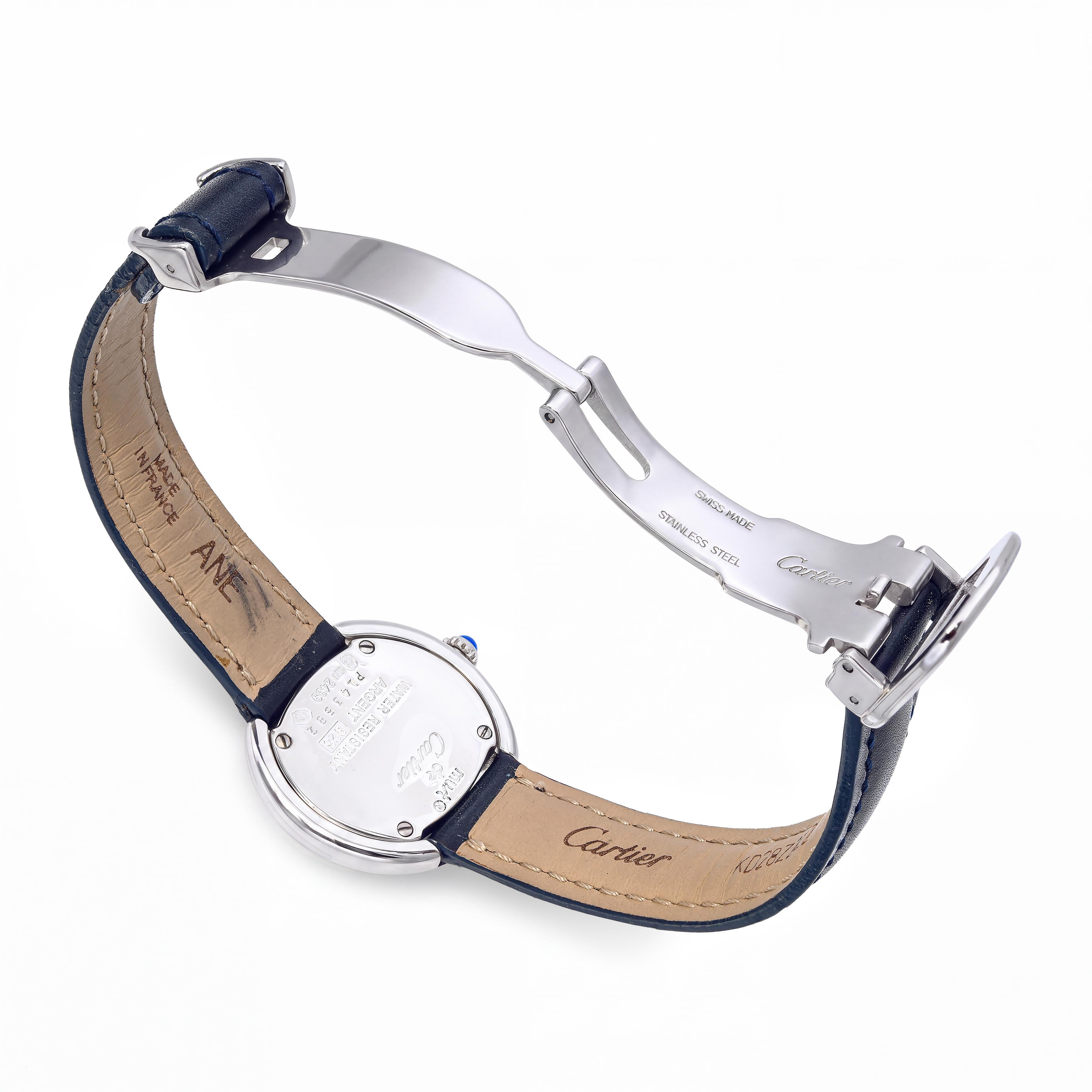 Cartier must de Trinity Sterling Silver Quartz Watch Ref. 2439